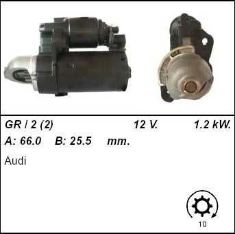 starter audi a4