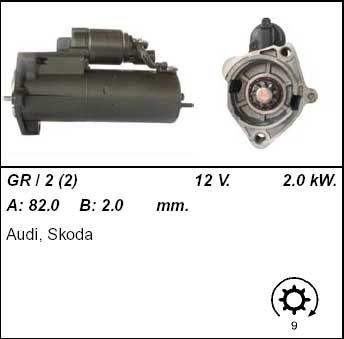 starter audi a4