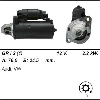 starter audi a4